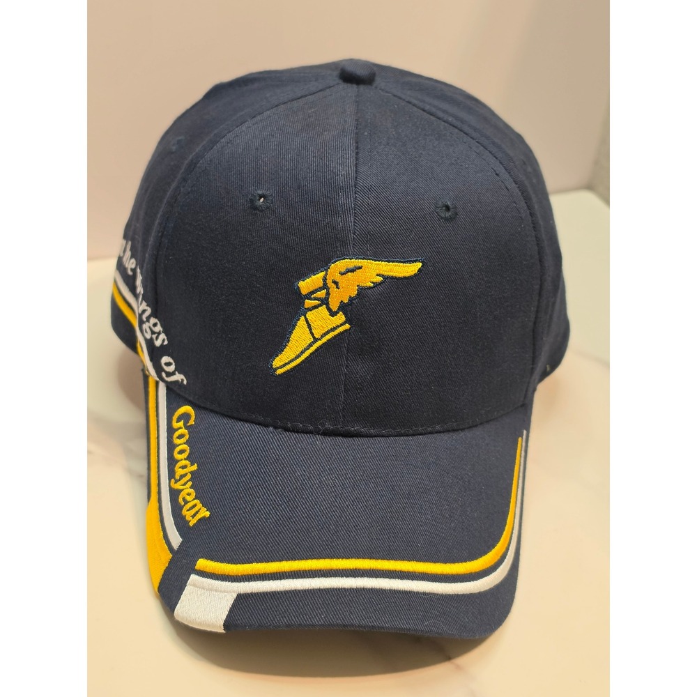 Wings of Goodyear Navy Blue Baseball Cap K-Products Adjustable Hat